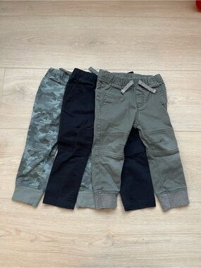 Cat & Jack Pull-On Jogger Pants - Olive, Black & Camo